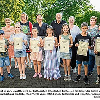 Mona Mausbach gewinnt den Bistumsentscheid im Vorlesen!